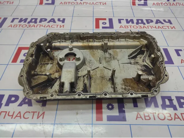 Поддон масляный двигателя Audi A6 (С6) 06E103604G. Нижняя часть.