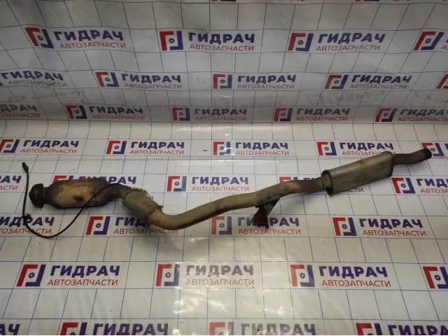 Катализатор левый Audi A6 (С6) . Без катализатора.