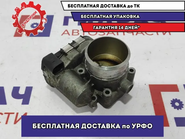 Заслонка дроссельная электрическая Audi A4 06B133062M.