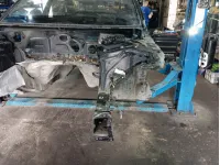 Лонжерон передний левый Audi A4
