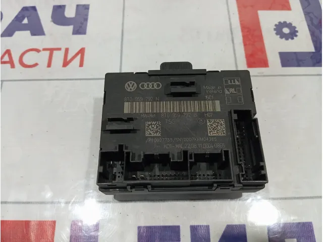 Блок комфорта двери передний правый Audi A4 8T0959792G