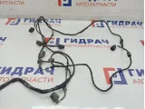 Проводка заднего бампера Audi A8 4E0971104P. На парктроники.