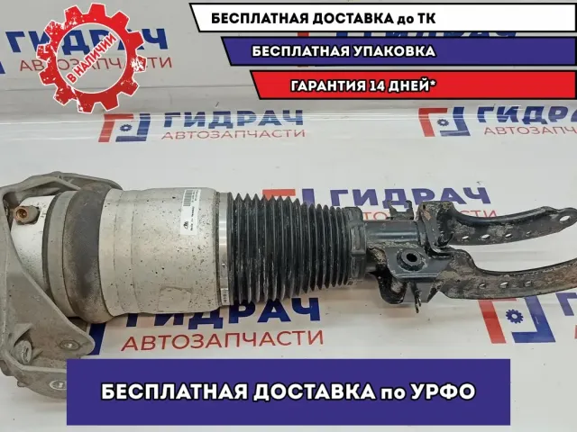 Амортизатор передний левый Audi Q7 7L8616039D. Пневматический. Сломана фишка.