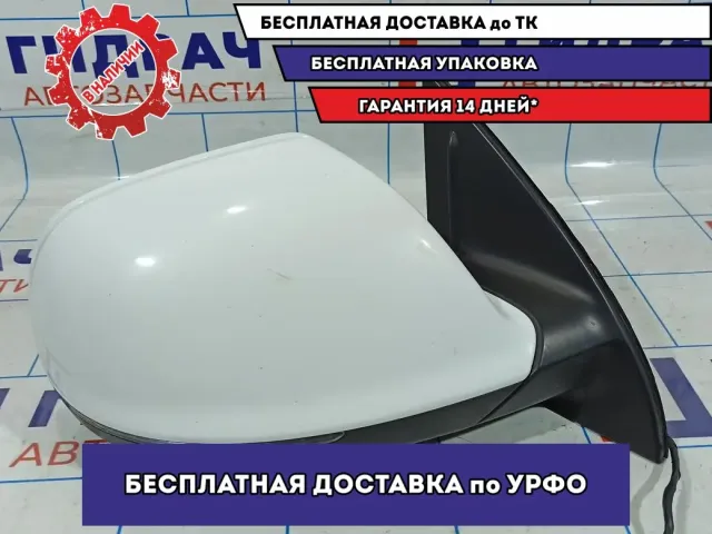 Зеркало правое электрическое Audi Q7 4L1857410CJ01C. Царапины.6 контактов.