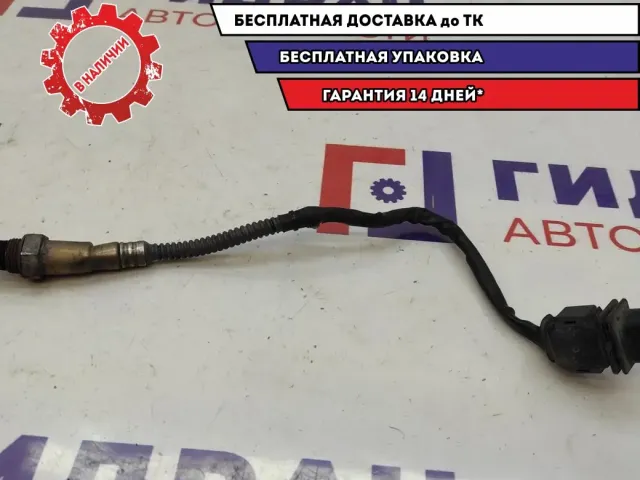 Датчик кислородный/Lambdasonde Audi Q7 022906262CA. 6 контактов, черный разъем.