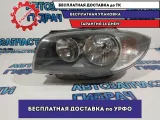 Фара левая BMW 1 E87 63117249649. Дефект крепления, нештатное отверстие.