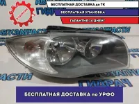 Фара правая BMW 1 E87 63117249650. Дефект крепления, нештатное отверстие.