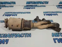 Коллектор выпускной BMW 1 E87 18407570338. Катализатор удален.