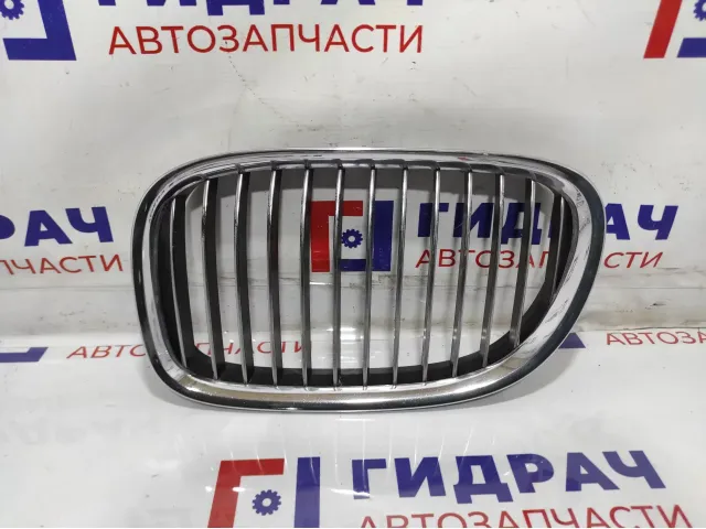 Решетка радиатора левая BMW 7-Series (F02) 51117184151. Потертость.