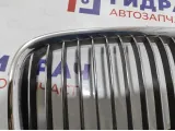 Решетка радиатора левая BMW 7-Series (F02) 51117184151. Потертость.