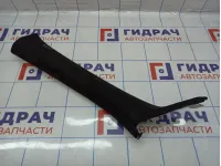 Обшивка стойки передней левой верхняя BMW 7-Series (F02) 51439125949. Обклеена в черный.