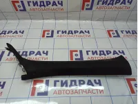 Обшивка стойки передней правой верхняя BMW 7-Series (F02) 51439125950. Обклеена в черный.