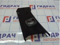 Обшивка стойки средней левой верхняя BMW 7-Series (F02) 51439125953. Обклеена в черный.