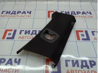 Обшивка стойки средней правой верхняя BMW 7-Series (F02) 51439125954. Потертости.Обклеена в черный.