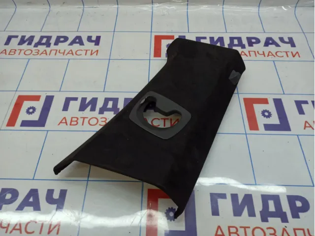 Обшивка стойки средней правой верхняя BMW 7-Series (F02) 51439125954. Потертости.Обклеена в черный.