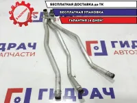 Патрубок отопителя BMW X5 64118385564. Тройной.