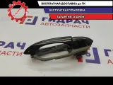 Ручка двери задней наружная левая BMW X5 . С кронштейном, царапины.
