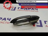 Ручка двери задней наружная левая BMW X5 . С кронштейном, царапины.
