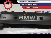 Накладка декоративная на двигатель левая BMW X5 11121702857. Трещина.