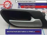 Ручка двери передней внутренняя правая BMW X5 (E53) 51417000232. Царапины, сломана фишка подсветки.