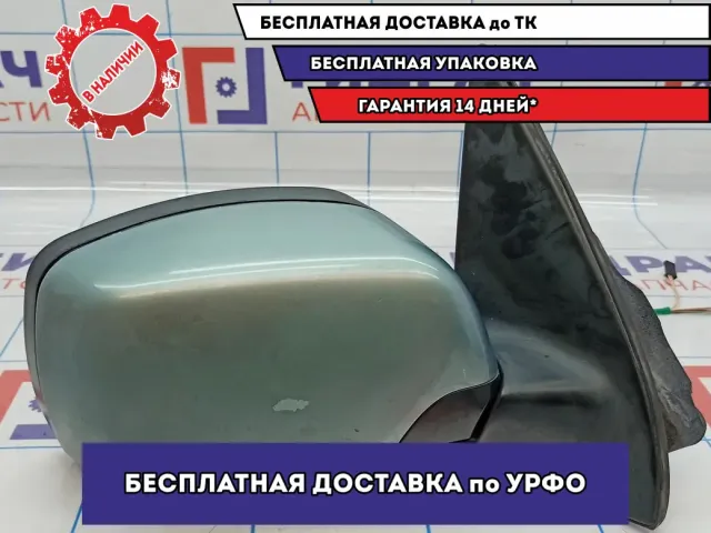 Зеркало правое BMW X5 (E53) . Фотохром, 7 контактов. Потертость корпуса, дефект зеркала.