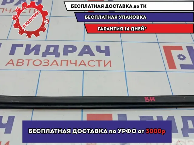 Уплотнитель стекла двери заднего правого BMW X5 (E53) 51348402632. Внутренний.