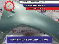 Крыло переднее правое BMW X5 (E53) 41357000386. Красилось, коррозия.