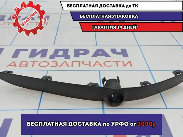 Молдинг переднего бампера левый BMW X5 (E53) 51117009893. Под датчик парковки.