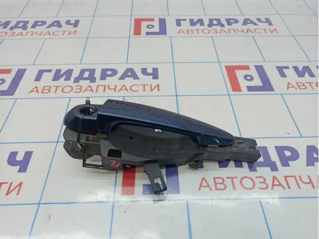 Ручка двери передней наружная левая BMW X6 (E71) 51217207565. В сборе. Мелкие царапины ЛКП.