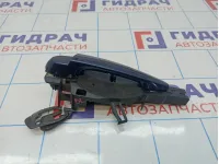Ручка двери задней наружная левая BMW X6 (E71) 51227207567. В сборе. Мелкие царапины ЛКП.