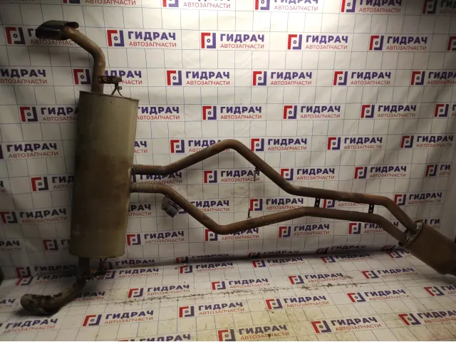 Глушитель основной BMW X6 (E71) 18307576340. Дефекты.С катализатором.