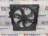 Вентилятор радиатора BMW X6 (E71) 17428618242. 400W, дефект диффузора.