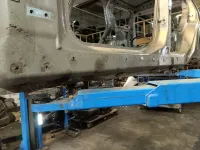 Порог со стойкой левый Cadillac SRX