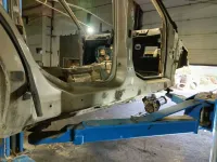 Порог со стойкой правый Cadillac SRX