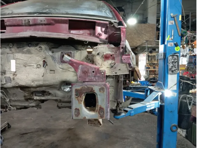 Лонжерон передний левый Chery IndiS