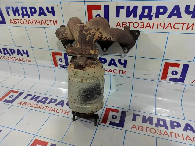Коллектор выпускной Chery indiS 473H1008111. С катализатором.