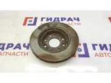 Диск тормозной передний Chevrolet Aveo 96471274. Выработка.