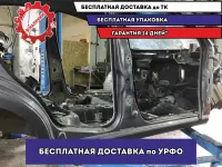 Порог со стойкой правый Chevrolet Aveo. Вмятина.