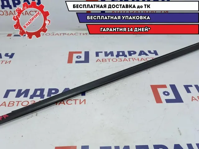 Накладка стекла двери передней правой Chevrolet Aveo 96801086. Внешняя.