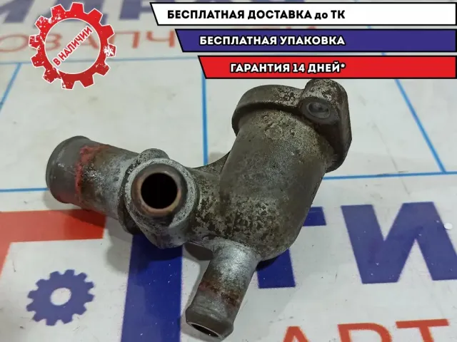 Фланец двигателя системы охлаждения Chevrolet Aveo T250 96666227.