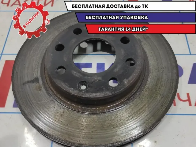 Диск тормозной передний вентилируемый Chevrolet Aveo T250 96471274.