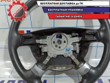 Рулевое колесо Chevrolet Aveo Т250 96875275. Потертости.