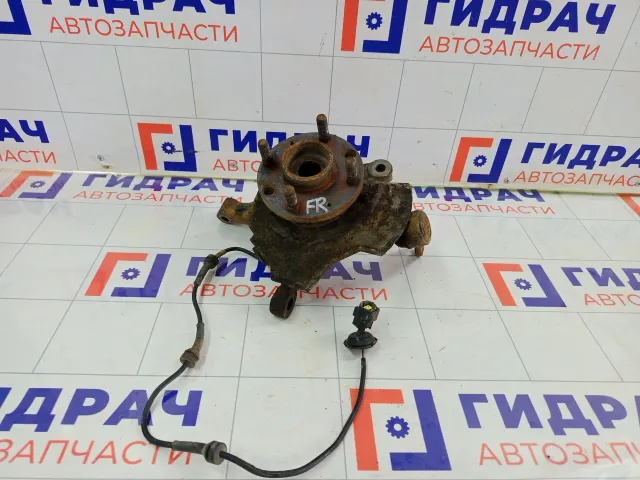Кулак поворотный передний правый Chevrolet Aveo 96535191