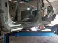 Порог со стойкой левый Chevrolet Aveo
