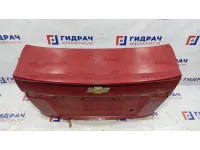 Крышка багажника Chevrolet Aveo 96476698. Со спойлером. Коррозия.