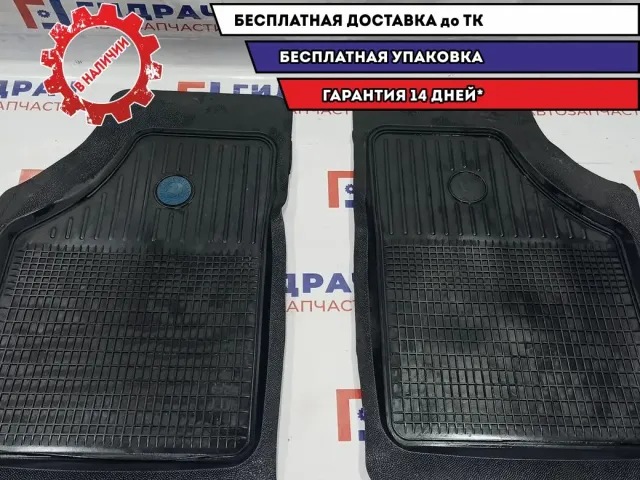 Коврики салона передние Chevrolet Aveo T250 . Дефект.