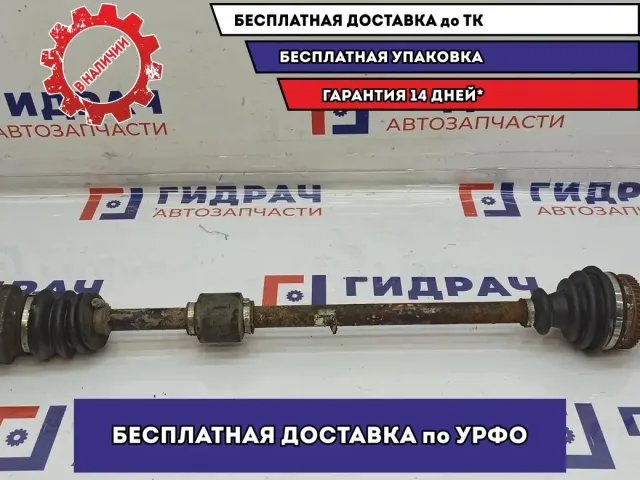 Привод передний правый Chevrolet Aveo T250 96348789.