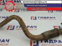 Приемная труба глушителя Chevrolet Aveo T250 96536952. Дефект оплетки гофры.