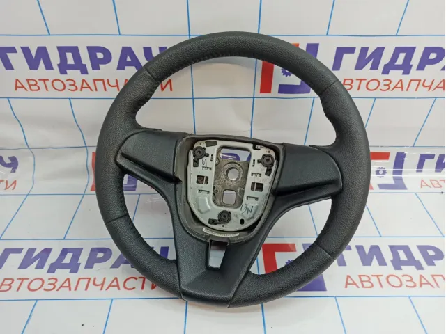 Рулевое колесо Chevrolet Cruze (J300) 95227501. Перешит.