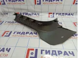 Накладка порога переднего правого внутренняя Chevrolet Cruze (J300) 95952078. Потертости.